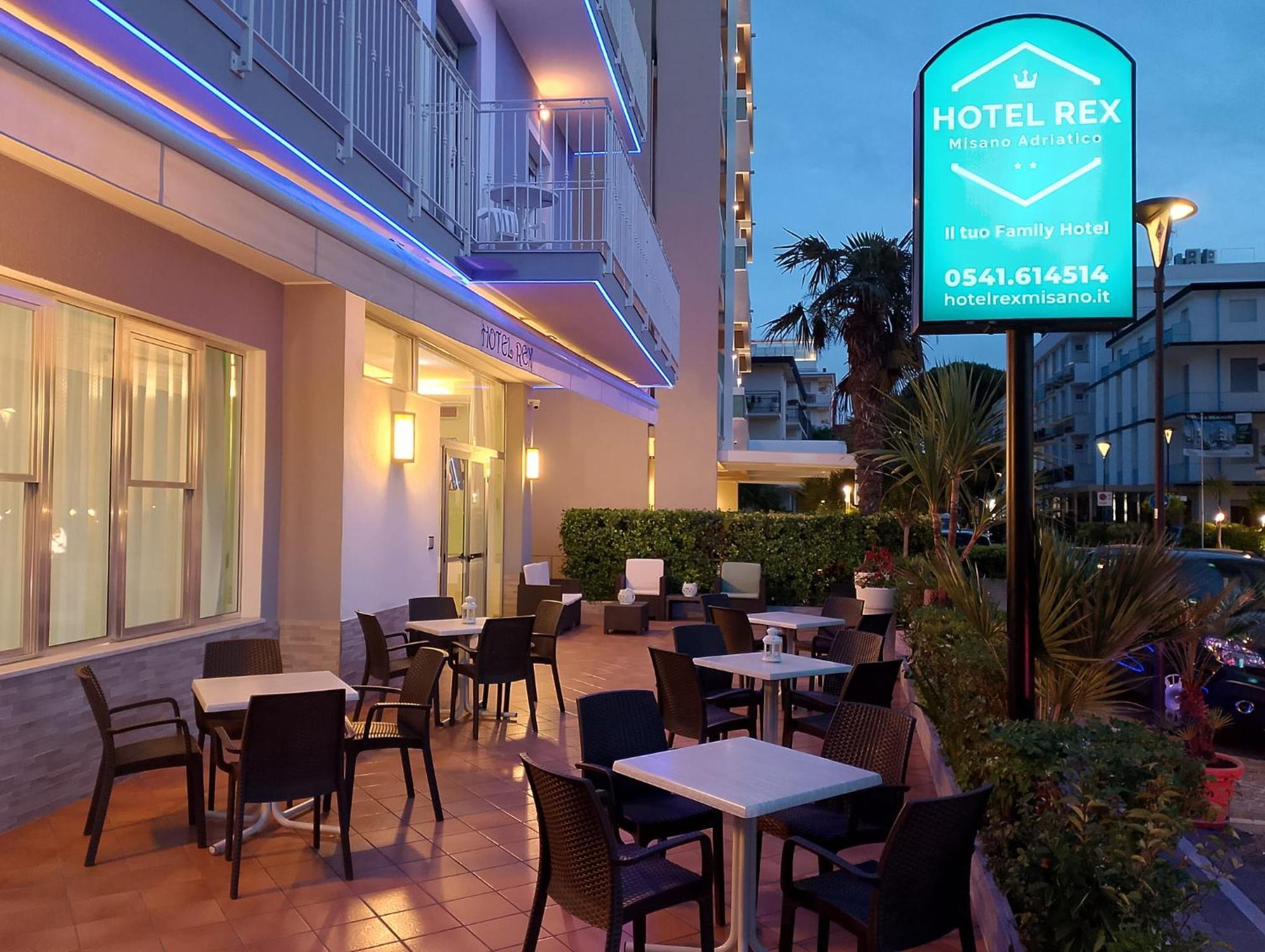 Hotel Rex Misano Adriatico Eksteriør bilde